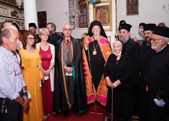 Άρχων Ευταξίας της ΜτΧΕ ο Ιωακείμ Καμπουρόπουλος, ο διευθυντής του ελληνικού Γυμνασίου-Λυκείου της Ίμβρου