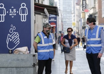 Υποχρεωτική η χρήση μάσκας στην περιφέρεια των Βρυξελλών