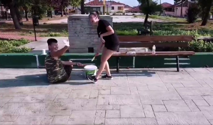 Νέα όψη στην πλατεία Μαυροβάτου με τη βοήθεια του ποντιακού συλλόγου (βίντεο)
