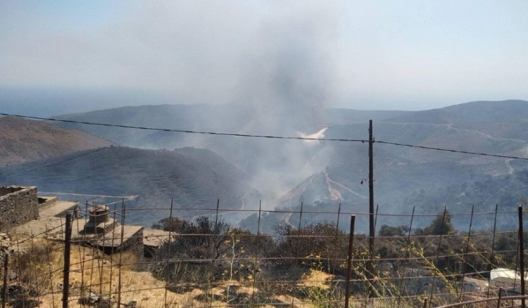 Φωτιά στην Καβησό Έβρου 2
