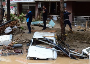 Απίστευτες εικόνες καταστροφής από την Κερασούντα (βίντεο)