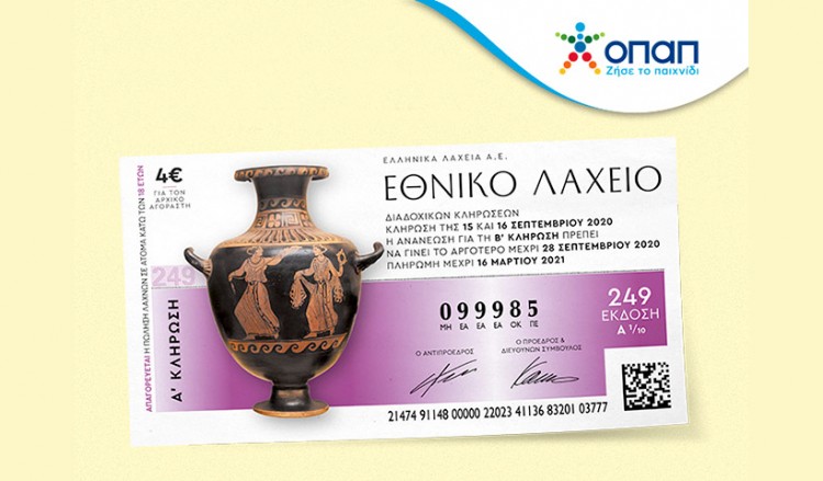 Αντίστροφη μέτρηση για την 249η έκδοση του Εθνικού Λαχείου