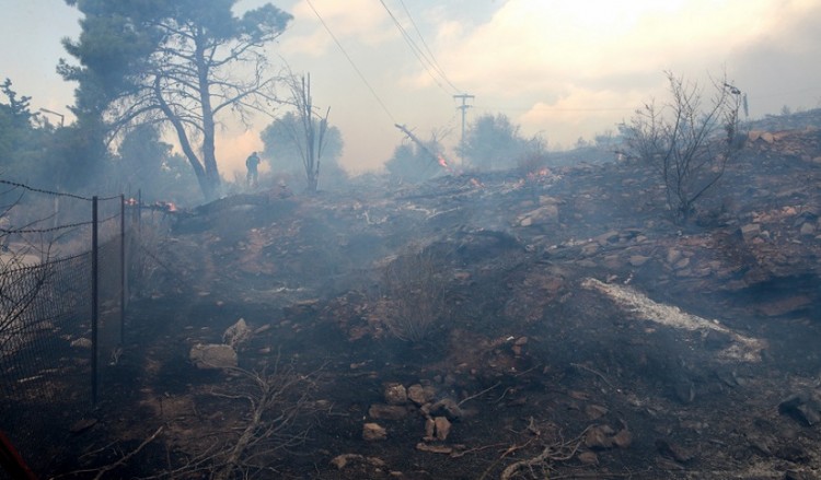 Αρχηγός Πυροσβεστικής: Υπό μερικό έλεγχο η πυρκαγιά στον Βύρωνα