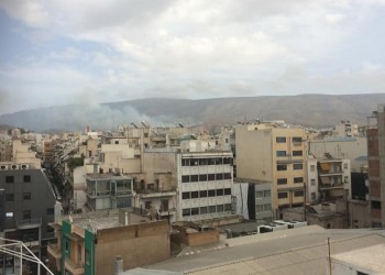 Φωτιά στον Υμηττό, στον Βύρωνα (βίντεο)