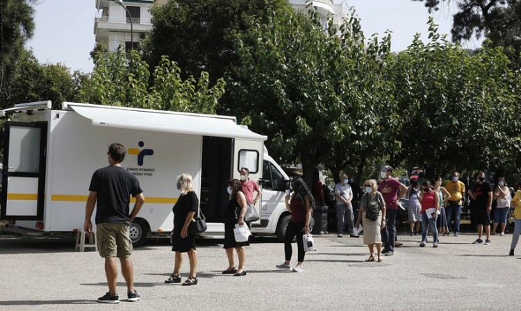 Γρήγορα τεστ κορονοϊού σε γειτονιές της Αθήνας