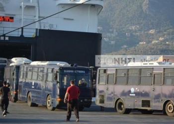 ΜΑΤ και αύρες έφτασαν στη Λέσβο – Το σχέδιο