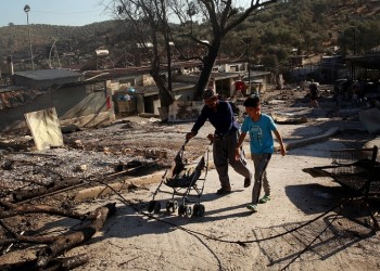 Δύο νέες φωτιές στο ΚΥΤ της Μόριας