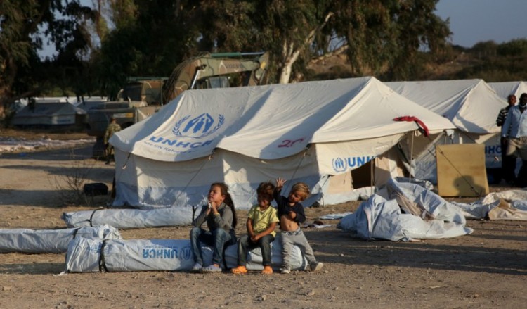 Μυτιλήνη: Στον προσωρινό καταυλισμό του Καρά Τεπέ πρόσφυγες και μετανάστες