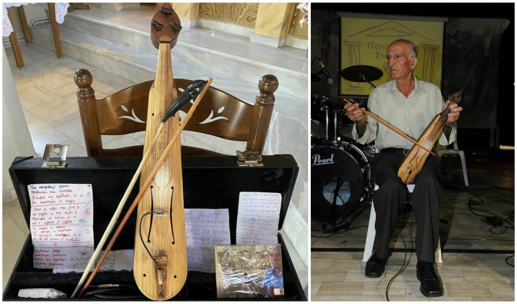 Ελασσόνα: Με τον ήχο της αγαπημένης του ποντιακής λύρας κηδεύτηκε ο Νίκος Δημητριάδης (φωτο)