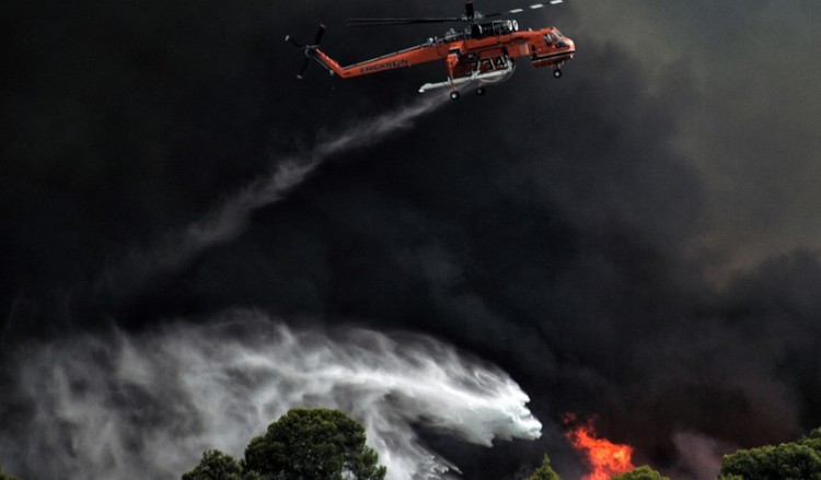 Φωτιά στην περιοχή Ξηρόκαμπος του Δήμου Αρχαίας Ολυμπίας