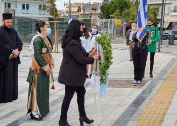 Αγία Βαρβάρα: Λιτά και υπό τη σκιά του κορονοϊού τιμήθηκε η 28η Οκτωβρίου