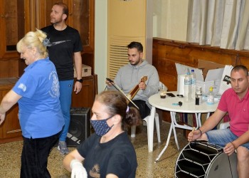 Στιγμές από τα μαθήματα ποντιακών χορών των «Ακριτών του Πόντου» Σταυρούπολης