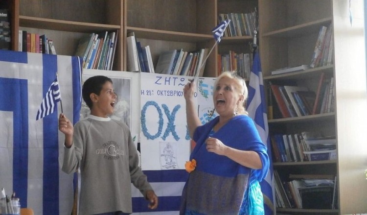 Ο μοναδικός μαθητής στους ακριτικούς Αρκιούς τίμησε την 28η Οκτωβρίου (βίντεο)