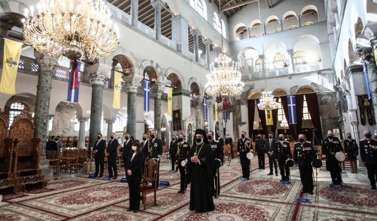 Παρουσία Σακελλαροπούλου η επίσημη δοξολογία στον Άγιο Δημήτριο Θεσσαλονίκης