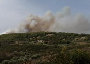 Μεγάλη φωτιά στη Ζάκυνθο (βίντεο)