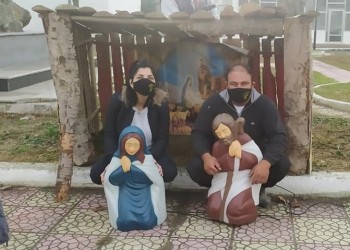 Ο Ποντιακός Σύλλογος Δάφνης Πέλλας στόλισε τη φάτνη του χωριού