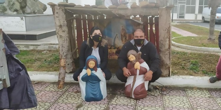 Ο Ποντιακός Σύλλογος Δάφνης Πέλλας στόλισε τη φάτνη του χωριού