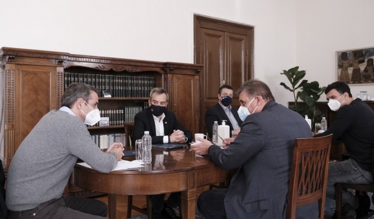 Θεσσαλονίκη: Προσεκτική άρση του lockdown εισηγήθηκαν Τζιτζικώστας και Ζέρβας στη σύσκεψη με Μητσοτάκη