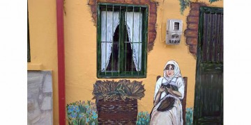 Χαλκιδική: Με ζωγραφισμένους τοίχους κόντρα στην μουντάδα του lockdown η Παλαιόχωρα (φωτο)