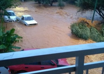 Η κακοκαιρία «έπνιξε» ξανά την Κρήτη (βίντεο)