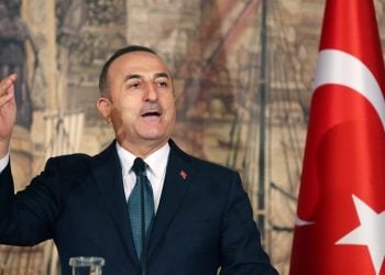 Ο Μεβλούτ Τσαβούσογλου (φωτ. αρχείου: EPA / Tolga Bozoglu)
