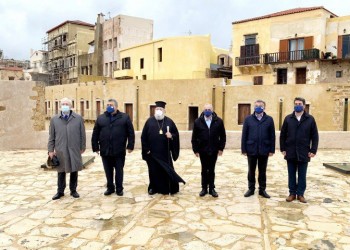 Χανιά: Χωρίς την παρουσία πολιτών τιμήθηκε η 107η επέτειος της Ένωσης της Κρήτης με την Ελλάδα