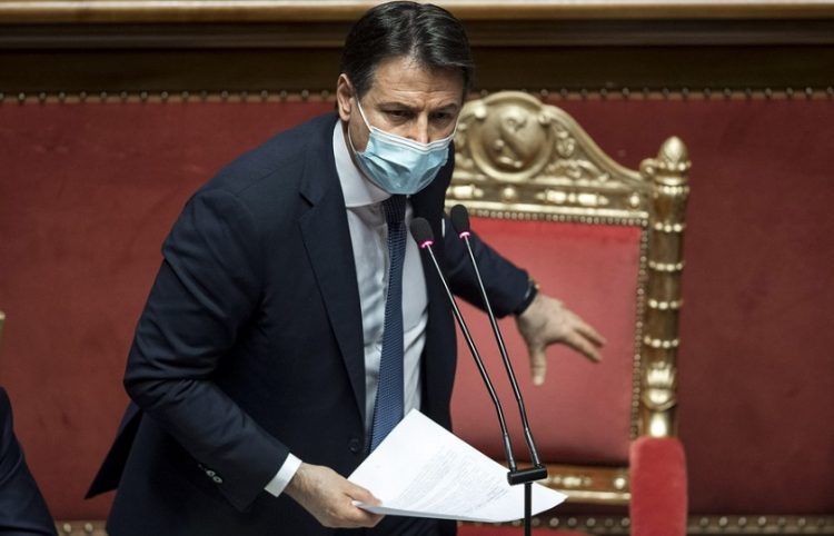 Ο Τζουζέπε Κόντε (φωτ.: Roberto Monaldo / Pool)