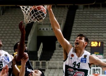 Εικόνα από το Παναθηναϊκός - ΑΕΚ για την 11η αγωνιστική του πρωταθλήματος της Basket League (φωτ.: ΑΠΕ-ΜΠΕ / Γεωργία Παναγοπούλου)