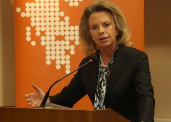 Η ευρωβουλευτής Ελίζα Βόζενμπεργκ (φωτ.: ΑΠΕ-ΜΠΕ / Αλέξανδρος Μπελτές)