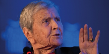 Η διακεκριμένη πανεπιστημιακός Ελένη Γλύκατζη-Αρβελέρ (φωτ.: ΑΠΕ-ΜΠΕ)