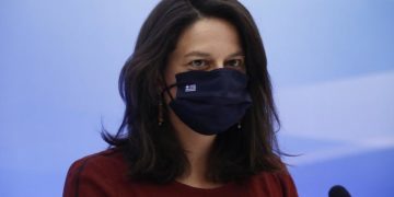 Η υπουργός Παιδείας και Θρησκευμάτων Νίκη Κεραμέως (φωτ.: ΑΠΕ-ΜΠΕ / Γιάννης Κολεσίδης)