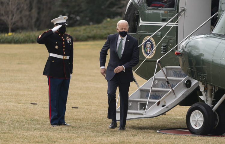 (Φωτ.: EPA / Chris Kleponis / Pool)