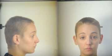 Η 33χρονη Ειρήνη Μούρφου που φέρεται ως κατηγορούμενη, για την απαγωγή της Μαρκέλλας (φωτ.: ΑΠΕ-ΜΠΕ / STR)