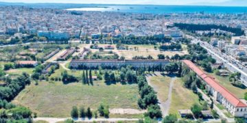 Τα κτίσματα στο πρώην στρατόπεδο «Παύλου Μελά» (φωτ.: Δήμος Παύλου Μελά)