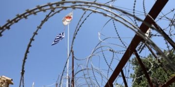 Εικόνα από τη Νεκρή Ζώνη στην Κύπρο (φωτ.: EPA/ Katia Christodoulou)