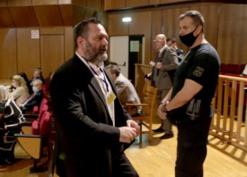 Ο ευρωβουλευτής Γιάννης Λαγός (φωτ. αρχείου: EPA/PANTELIS SAITAS)