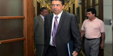 Ο Χάρης Παμπούκης (φωτ.: ΑΠΕ-ΜΠΕ/ Μαρία Μαρογιάννη)