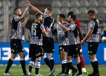 Εικόνα από προηγούμενη αναμέτρηση ΠΑΟΚ-Ολυμπιακού (φωτ. αρχείου: ΑΠΕ-ΜΠΕ / Δημήτρης Τοσίδης)