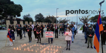 Εικόνα από τις περσινές εκδηλώσεις για την 106η επέτειο από τη Γενοκτονία του αρμενικού λαού (φωτ.: Ερμιόνη Βλαχίδου)