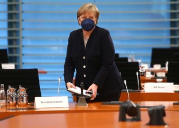 Η Άνγκελα Μέρκελ (φωτ.: EPA/Mika Schmidt / POOL)