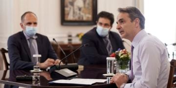 (Φωτ.: ΑΠΕ-ΜΠΕ / Γραφείο Τύπου πρωθυπουργού / Δημήτρης Παπαμήτσος)