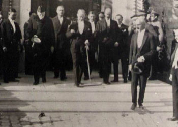 Ελευθέριος Βενιζέλος και Μουσταφά Κεμάλ στην Άγκυρα το 1930 (πηγή: Ιστορικά Αρχεία Μουσείου Μπενάκη)
