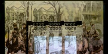 Γεγονότα της Επανάστασης ζωντανεύουν πάνω σε εμβληματικά κτήρια της χώρας (φωτ.: ΑΠΕ-ΜΠΕ/Επιτροπή «Ελλάδα 2021»/STR)