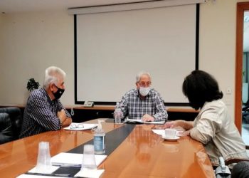 Στιγμιότυπο από τη συνάντηση (φωτ.: Δήμος Αμαρουσίου)