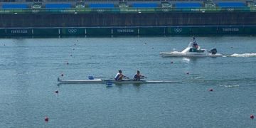 Οι κωπηλάτριές μας Μαρία Κυρίδου και Χριστίνα Μπούρμπου στο Τόκυο (φωτ.: kopilasia.gr)