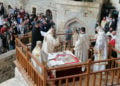 Ο Οικουμενικός Πατριάρχης Βαρθολομαίος στη Μονή της Παναγίας Σουμελά στον Πόντο, τον Δεκαπενταύγουστο του 2021 (φωτ.: 61saat.com)