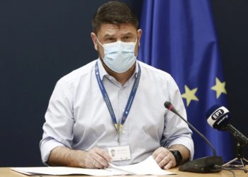 O υφυπουργός Πολιτικής Προστασίας και Διαχείρισης Κρίσεων Νίκος Χαρδαλιάς (φωτ.; ΑΠΕ-ΜΠΕ/ Αλέξανδρος Βλάχος)