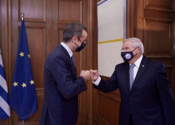 (Φωτ.: ΑΠΕ ΜΠΕ/ Γραφείο Τύπου του Πρωθυπουργού/ Δημήτρης Παπαμήτσος