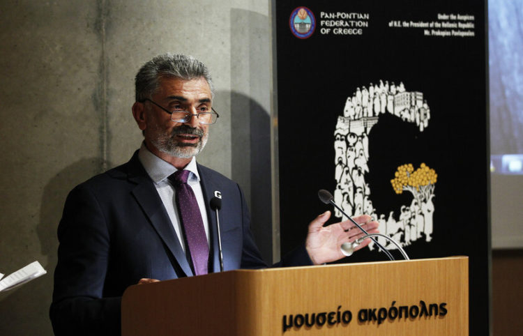 Ο πρόεδρος της Παμποντιακής Ομοσπονδίας Ελλάδας Γιώργος Βαρυθυμιάδης (φωτ.: ΑΠΕ-ΜΠΕ/ Αλέξανδρος Βλάχος)