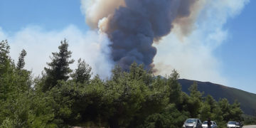 (Φωτ.: Facebook / Πυρκαγιά Ενημέρωση / Nikos Liosis)